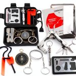 EMDMAK Survival Kit Stainless Steel 6 in 1 Outdoor Gear-0