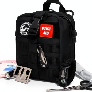 HealthSmart 250 Piece Hiking First Aid Kit Survival Gear-0