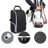 Golf Shoe Bag GSB002 Premium PU Leather Unisex-3