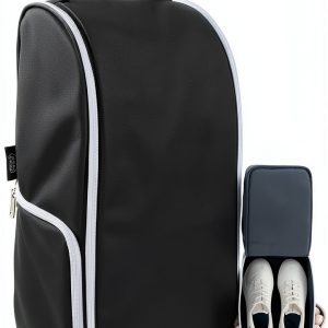 Golf Shoe Bag GSB002 Premium PU Leather Unisex-0