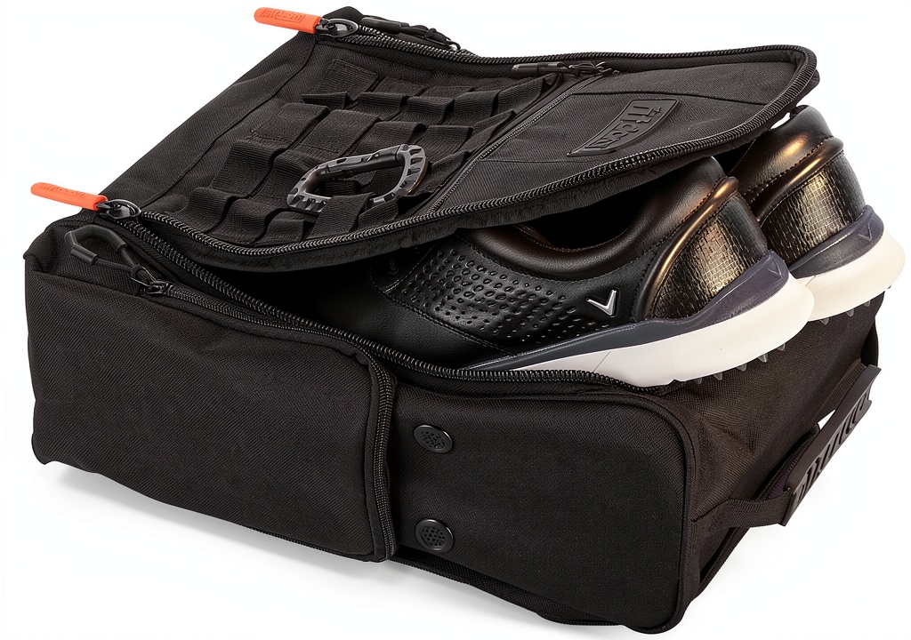 Fitdom golf shoe bag with spacious interior