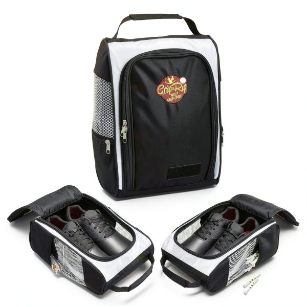 Golf Shoe Bag Grip and Rip Durable Nylon Design-1