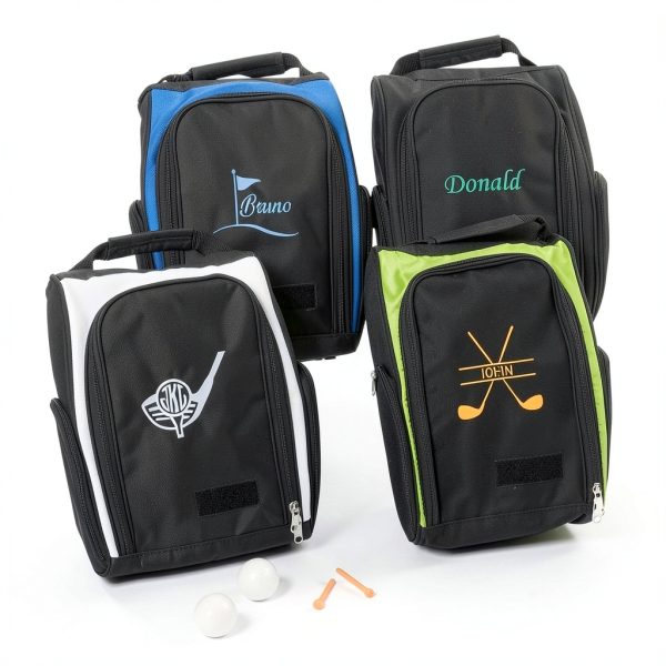 Golf Shoe Bag CALLIE Custom Monogram Durable Polyester Design-7