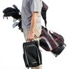 GSB Black Golf Shoe Bag Lightweight Ventilated Travel Bag-4