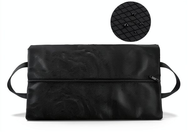 Shoe Bag YBEATY Black Nylon Waterproof Smell‑Proof Travel Bag-2