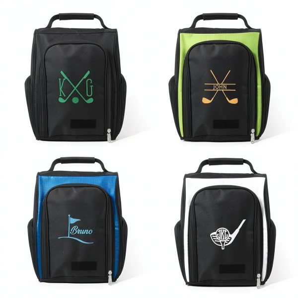 Golf Shoe Bag CALLIE Custom Monogram Durable Polyester Design-1