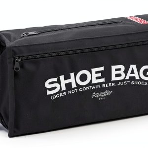 BogeyPro Zippered Golf Shoe Bag Covert Cooler Black 16x4x8-0