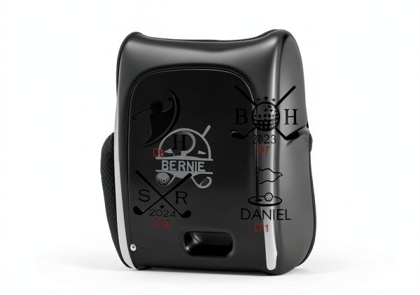 Getname Custom Name Golf Shoe Bag with Pockets for Balls and Tees-5