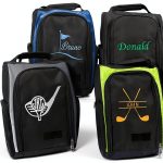 Getname Custom Name Golf Shoe Bag with Pockets for Balls and Tees-0